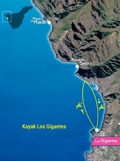 Kayak En Los Gigantes Teno Activo Kayak Tenerife Los Gigantes Buceo