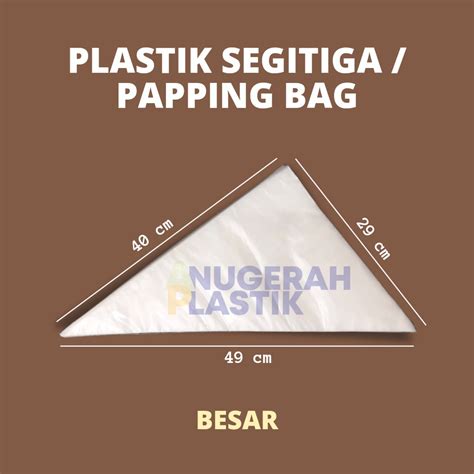 Jual Plastik Piping Bag Segitiga Besar Isi 100 Plastik Corong Plastik