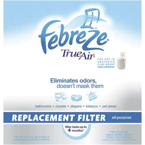 Hamilton Beach Febreze TrueAir - Filter for air purifier - Walmart.com - Walmart.com