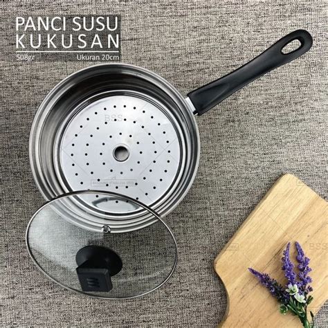 Jual Panci Susu Steamer Milk Pot Steamer Nagako Stainless Steel Panci