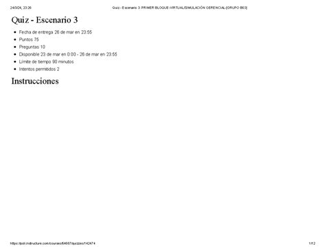 Quiz Escenario Primer Bloque Virtual Simulaci N Gerencial Grupo