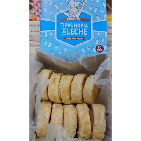 Ribbonette S Tipas Hopia De Leche Hopia Ube De Leche Shopee Philippines