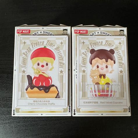 Wts Lfb Popmart Sweet Bean Frozen Time Dessert Box Series Blind Box