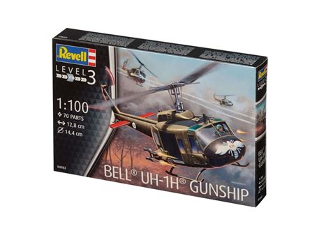 Гелікоптер Bell UH 1H Gunship 1 100 Revell 04983