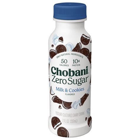 Save On Chobani Zero Sugar Milk And Cookies Yogurt Cultured Dairy Drink