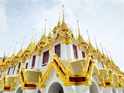 Scenery Of Loha Prasat At Wat Ratchanatdaram Worawihan Temple Landmark