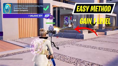 How To EASILY Land Hits On Opponents Using The Business Turret Fortnite