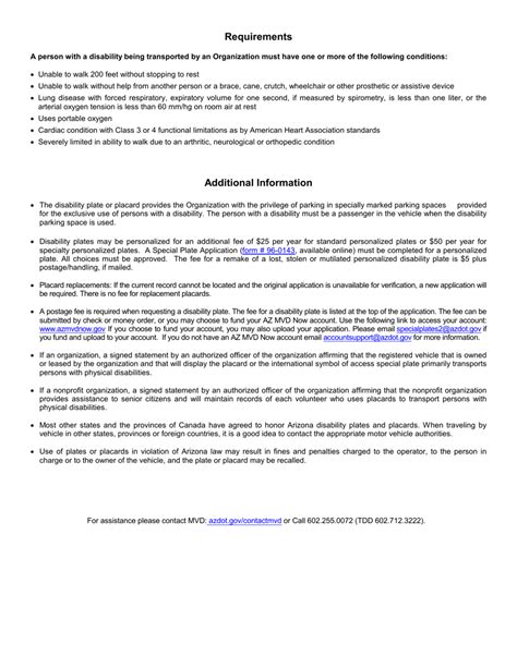 Form 96 0104b Download Fillable Pdf Or Fill Online Organization Disability Plate Placard