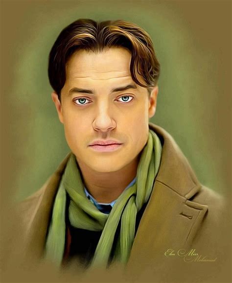 Brendan Fraser | Celebrity caricatures, Celebrity portraits, Celebrity ...