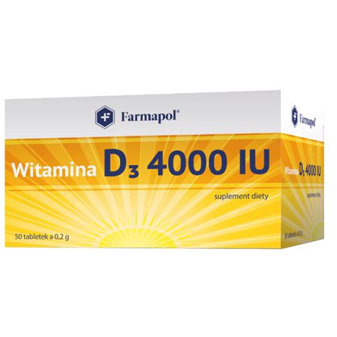 Farmapol Witamina D3 4000 IU 50 Tabletek Apteline Pl