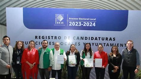 Elecciones Hidalgo PVEM Presenta Su Lista De Candidatos A Diputaciones