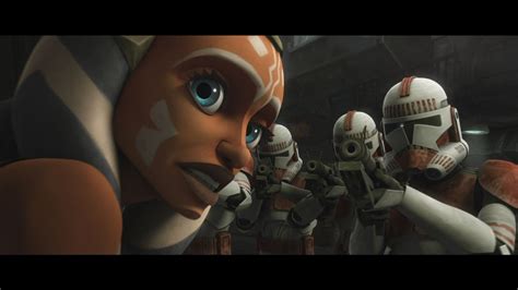 Star Wars The Clone Wars Ahsoka Tano And Asajj Ventress Vs Clones