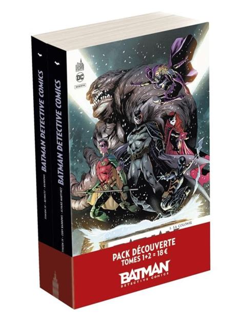 Batman détective comics pack découverte tome 1 et 2