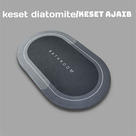 Jual Keset Diatomite Anti Basah Becek Keset Cepat Menyerap Air Kamar