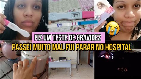 FUI Na CIDADE Passei Muito MAL ENJOADA VOMITANDO Fiz Um TESTE