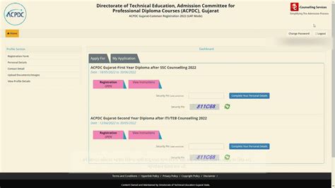 Acpdc Gujarat Diploma Registration Process 2022 Youtube