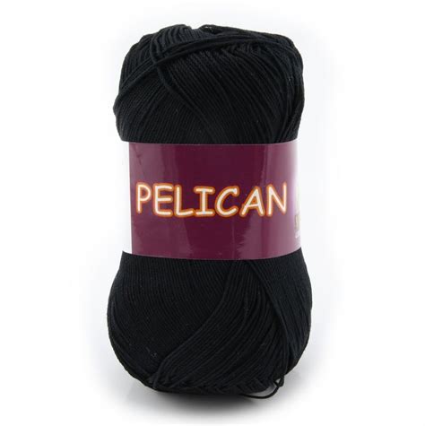 Пряжа Пелікан (Pelican) Віта котон, чорний 【ціна 65 грн 】 ️ Купити в ...