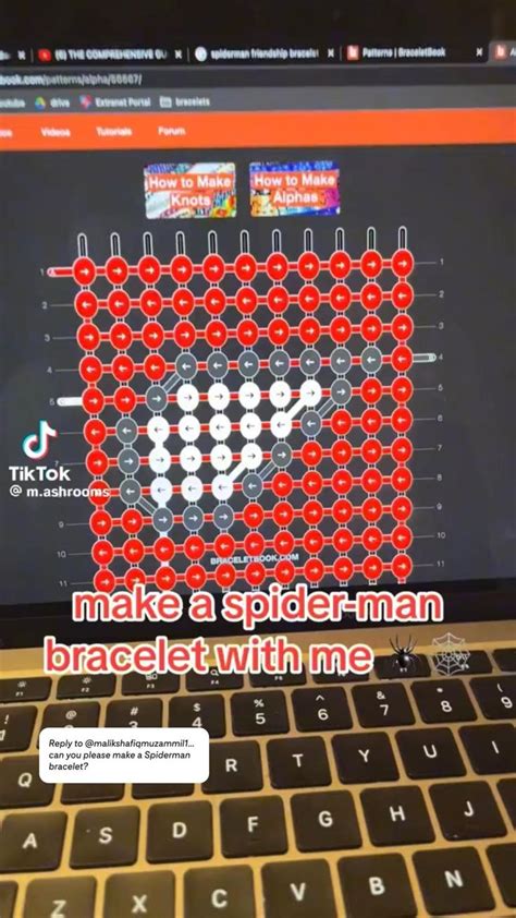 Spider Man Bracelet Friendship Bracelet Patterns Easy Easy Diy