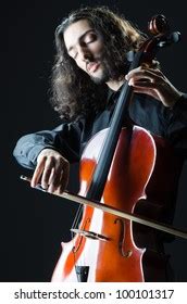 Man Playing Cello Stock Photo 100583809 Shutterstock