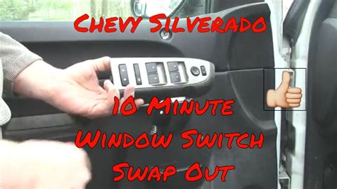 How To Replace Window Switch 2009 Silverado