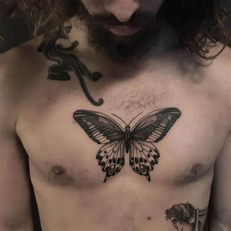 Originales Tatuajes De Mariposas Para Hombres A 3 Estilos