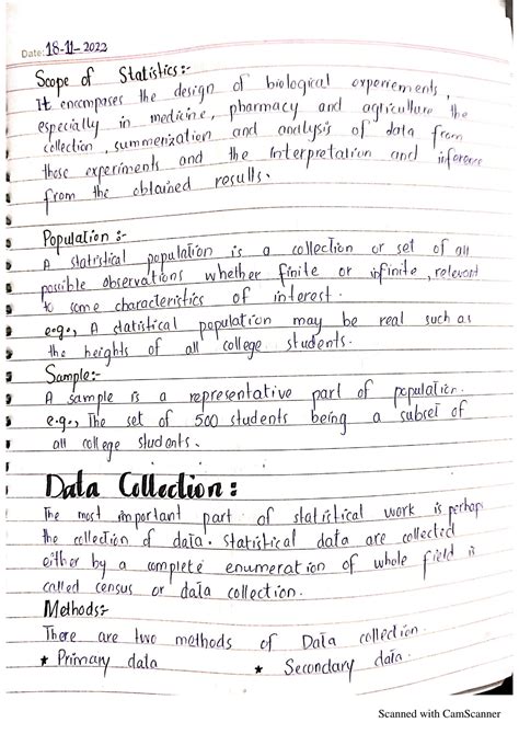 Solution Biostatistics Notes Studypool