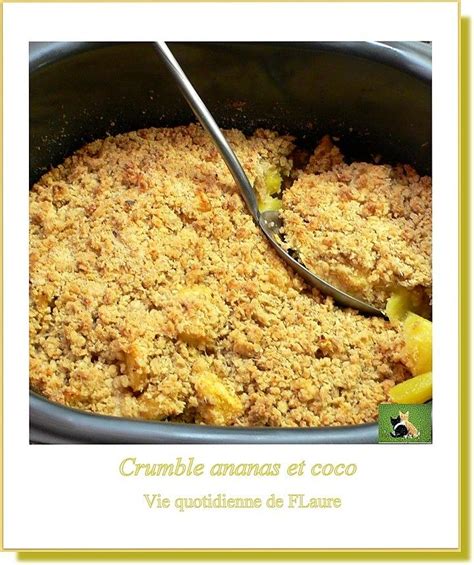 Recette De Crumble Ananas Frais Coco