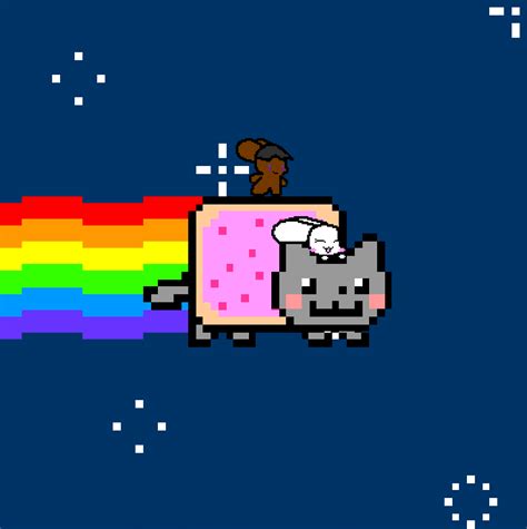 White And Shade Rides Nyan Cat - Play Online on Flash Museum 🕹️