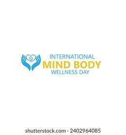 International Mind Body Wellness Day Observed Stock Vector Royalty