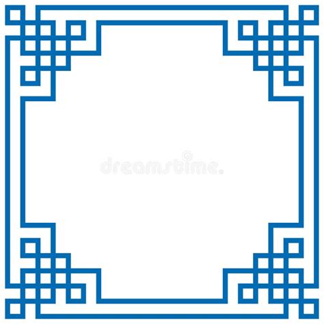 Geometric frame (vector) stock vector. Illustration of geometric - 7399353