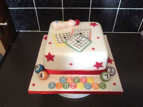 Bingo Lover Theme Cake Birthday Cakes Birthday Parties Themed Cakes