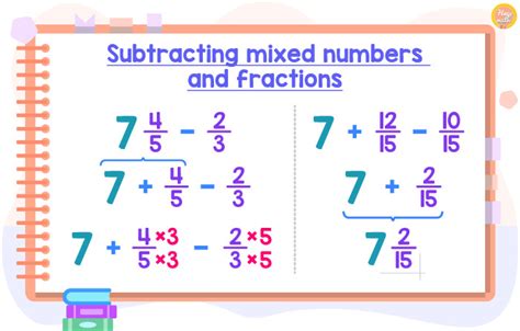 Subtracting Fractions From Mixed Numbers Hugemath