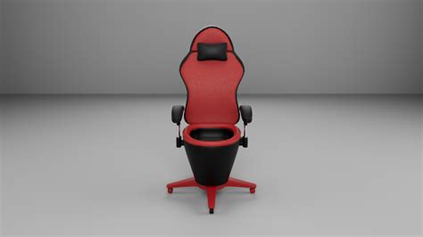 Gaming Chair Toilet Model 3d Model Turbosquid 2060225