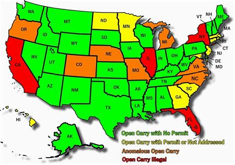 Open Carry Which States Allow It Inside Safariland