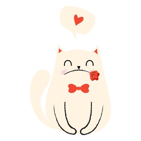 Love Cat Flat Png And Svg Design For T Shirts