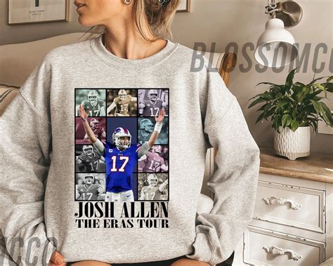 Josh Allen The Eras Tour Shirt Josh Allen Sweatshirt America Etsy