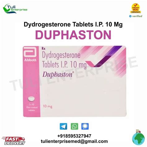 Mg Duphaston Dydrogesterone I P Packaging Type Box At Rs