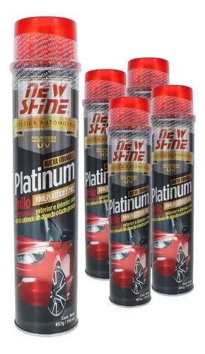 New Shine Abrillantador Platinum Llanta Tablero Piel Vinil Env O Gratis