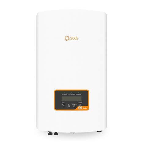 Solis 5kW S6 Single Phase Inverter Dual MPPT With DC Isolator S6