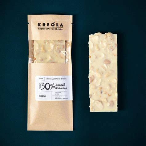Белый шоколад с кешью KREOLA 60 гр - present-simple.by