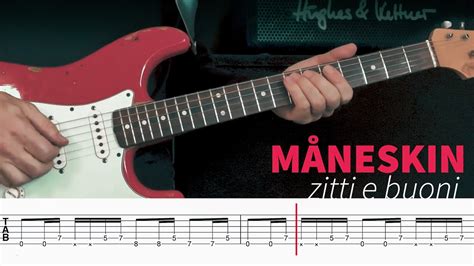 M Neskin Zitti E Buoni Guitar And Bass Tabs Youtube