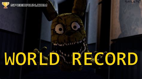 Fnaf 4 World Record Fun With Plushtrap 001279 Youtube