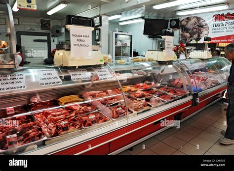 Meat Counter At The Central Market San Jos Costa Rica Central