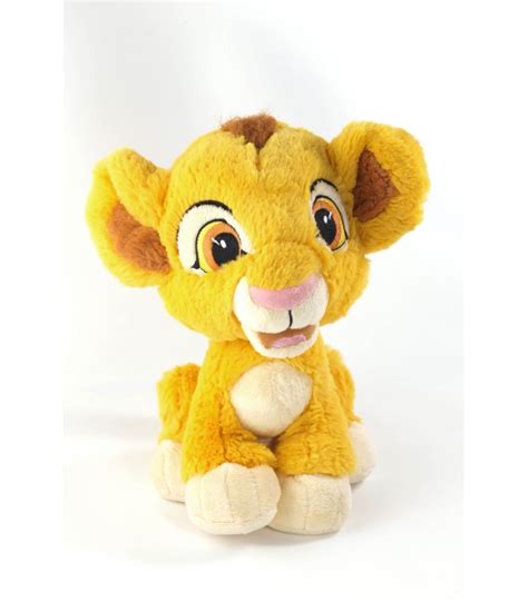 Doudou Peluche Simba LE ROI LION Disney Disneyland Paris Assis 25 Cm