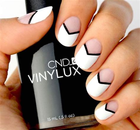 Quel Nail Art Adopter Pour Vos Ongles Courts Nails Chevron Nails