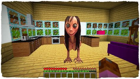 MOMO APARECE EN MI CASA EN MINECRAFT CREEPYPASTA YouTube