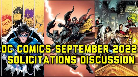 Dc Comics September Solicitations Discussion Youtube