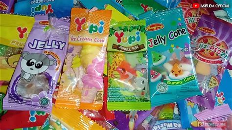 Unboxing Ranjani Jelly Gummy Bean Grape🍇yupi Ice Cream🍦yupi Jungle Fun🐘