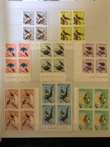 PAPUA NEW GUINEA STAMPS 1964 BIRDS OF PARADISE PART SET MUH EBay