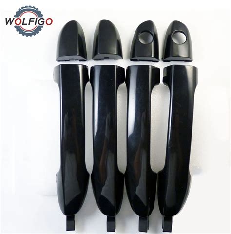 Wolfigo Pcs Set Outside Exterior Door Handles Front Rear Left Right